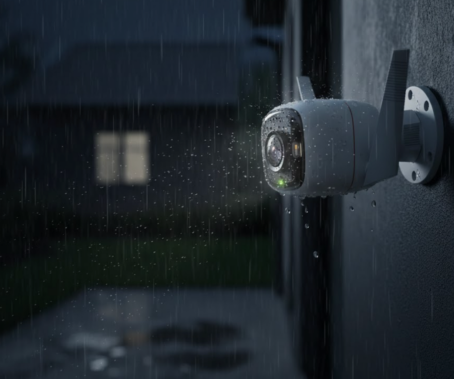 Camera de supraveghere smart, inteligenta, 4MP, 2k QHD, Wi-Fi, slot micro SD, microfon, difuzor, night vision, IP66, exterior, 256gb, Wi-Fi (2.4 GHz), port Ethernet, aplicatie control