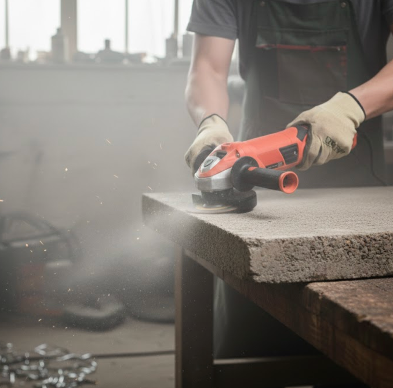 Polizor unghiular, 1200 W, 11000 rpm, 125 mm, buton on off, ax planetar, maner lateral, cutie de viteze, capac de protectie, 230V, 50Hz, 102.3 dB