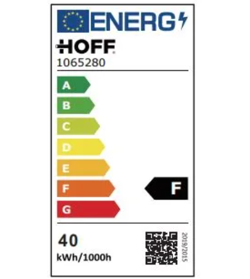 Panou LED Hoff, 40 W, 4000 lm, 60 x 60 cm, lumina neutra, 4000K, 30.000 ore durata viata, 230V, incastrat