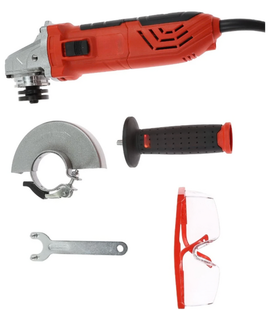 Polizor unghiular, 1200 W, 11000 rpm, 125 mm, buton on off, ax planetar, maner lateral, cutie de viteze, capac de protectie, 230V, 50Hz, 102.3 dB