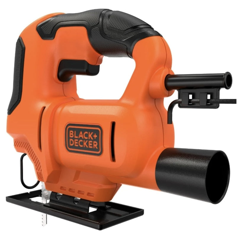 Fierastrau electric vertical, pendular, Black+Decker, pentru placi de lemn, tabla si tevi metalice, 400 W, 3000 curse / min, 18 mm, include panza pentru fierastrau pendular, 89 dB, 1.6 kg, 230 V