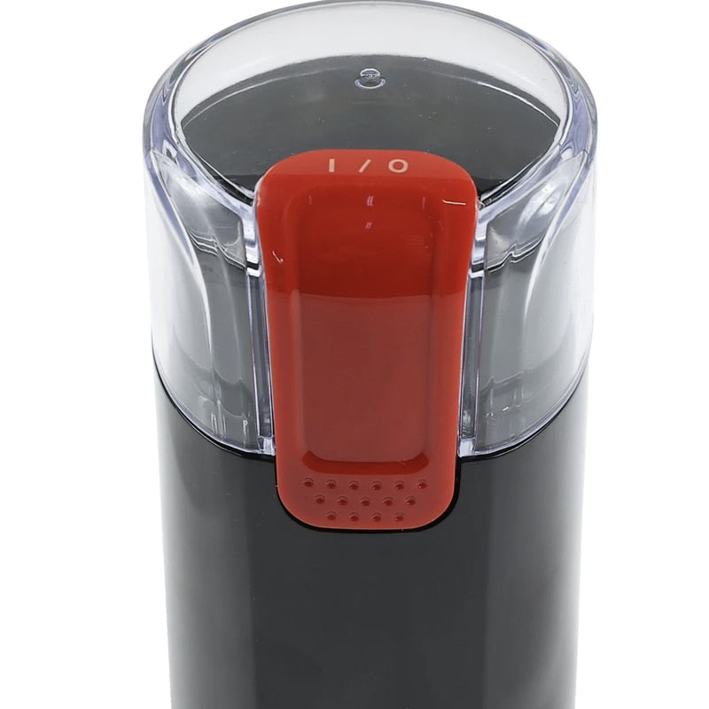 Rasnita cafea, Studio Casa, 150 W, capacitate de 30 g, utilizare rapida si practica, macinare uniforma, negru, 17x8.5x9 cm, 230 V, 0.58 kg, cablu 0.9 m, otel inoxidabil, protectie la supraincalzire