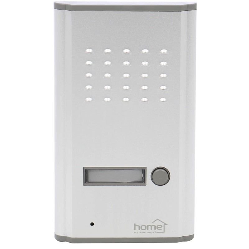 Interfon audio Home, 1 post, montaj incastrat, LED, 230V, 8.7x22.7x4.5cm