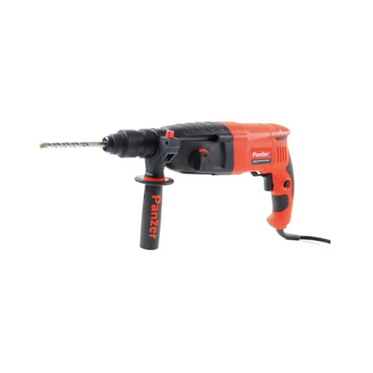 Ciocan rotopercutor Panzer, 800 W, cu cablu, 1300 rpm, SDS plus, cu valiza, mandrina rapida, 3 burghie, 1 dalta si 1 spit