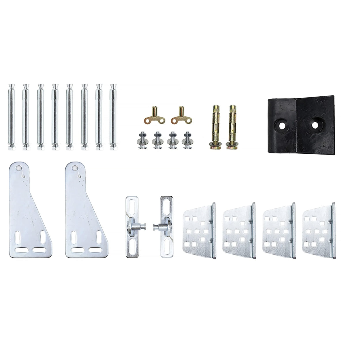 Kit automatizare porti batante PNI, cu 2 motoare 40 W, telecomenzi si panou de control, fotocelule si lampa, pana la 50 m, IP 55, lungime poarta 2 x 2.5 m, greutate poarta 200 kg, baterii incluse