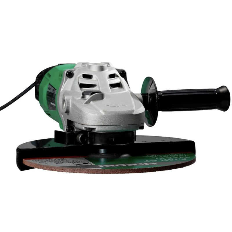 Polizor unghiular Hikoki, 2000 W, 6600 rpm, diametru disc 23 cm, lungime de 47 cm, aparatoare disc, maner lateral. Sistem de blocare, 230V