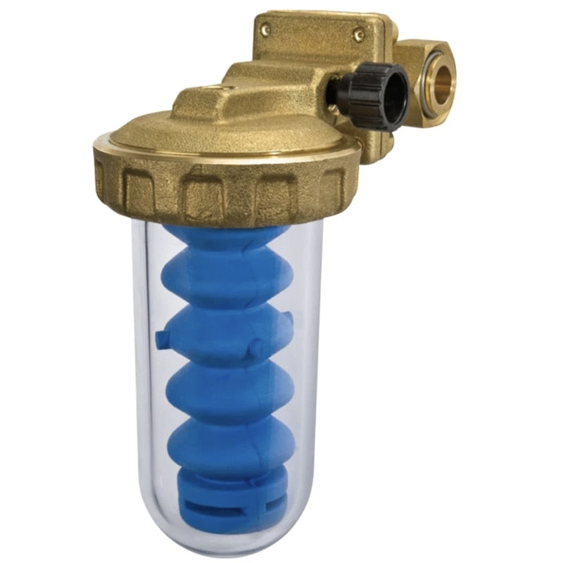 Filtru anticalcar, ATLAS Filtri Dosaplus 2, 1/2", utilizeaza praf de polyphosphat sau incarcaturi de polyphosphat, impotriva coroziunii si a depunerilor de calcar, 1500 l/h, rotire 360 grade, 8 Bar