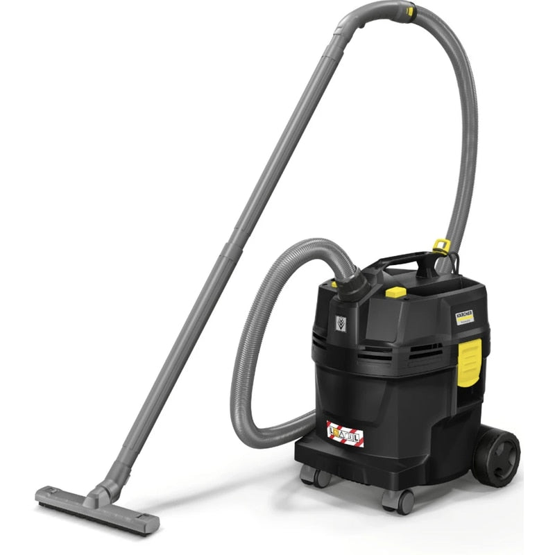 Aspirator profesional, aspirare umeda si uscata, Karcher, 22 l, 1300 W, cu sac, 19 kPa, cablu 6 m, protectie umiditate IPX4, 5.7kg, include duza spatii inguste si filtru tip cartus PES, 230V la retea