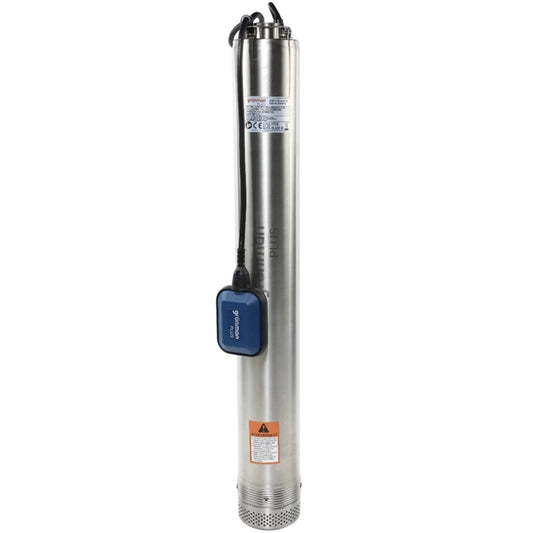 Pompa submersibilă Grunman Plus, 1100W, inox, debit 6 mc/h, înălțime refulare 71 m, IP68