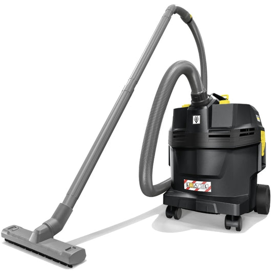 Aspirator profesional, aspirare umeda si uscata, Karcher, 22 l, 1300 W, cu sac, 19 kPa, cablu 6 m, protectie umiditate IPX4, 5.7kg, include duza spatii inguste si filtru tip cartus PES, 230V la retea