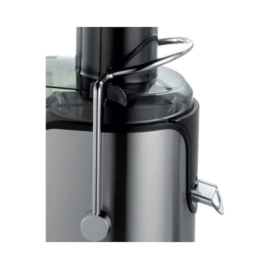 Storcator de fructe si legume Albatros 1000, 1000 W, 2 viteze, recipient pulpa 1.6 l, recipient suc 0.75 l, accesoriu impingere, negru cu argintiu