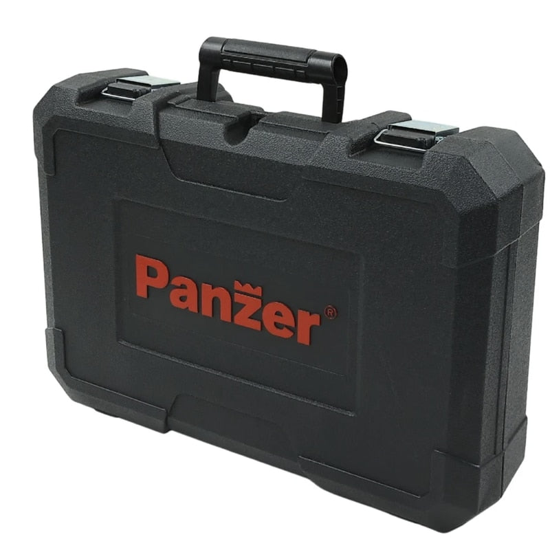 Ciocan rotopercutor Panzer, 800 W, cu cablu, 1250 rpm, SDS-plus, cu valiza si ochelari de protectie, pentru gaurire cu sau fara percutie, daltuire, Functionare stanga, dreapta, 105.3 dB, 3 J
