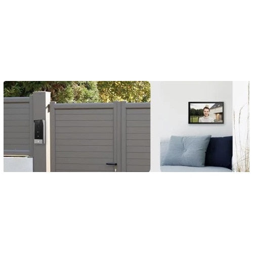 Videointerfon inteligent EZVIZ CS-HP5, 2MP, Wi-Fi 5, 2 carduri de acces, slot card micro SD