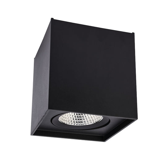 Spot LED aparent PC 01 70443, 10W, lumina neutra, orientabil, negru mat