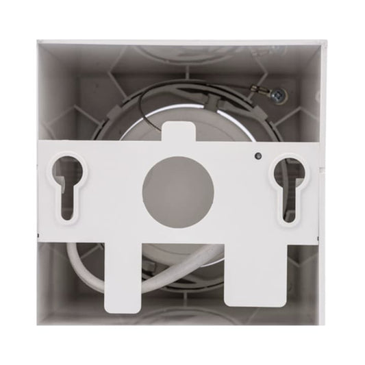Spot LED aparent, 10 W, 1270 lm, lumina neutra, orientabil, alb mat, 220V, 11.1 cm inaltime, patrat