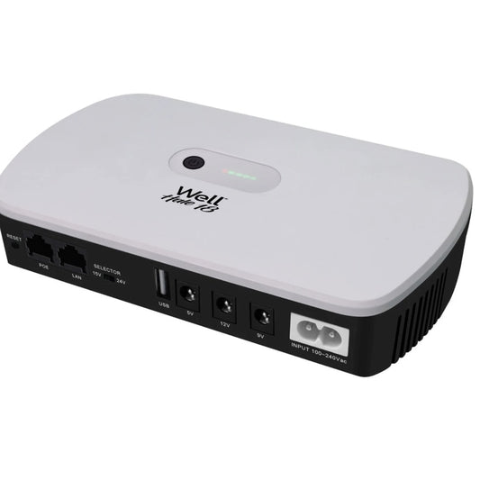 UPS Well mini, putere 18W, 5V-24V, USB, 19x12x6cm