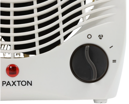 Aeroterma aer cald, rece, electrica, Paxton, 3 trepte putere, 2000W, termostat, mod ventilare, compact, usor de mutat, mica, 217 x 132 x 257 mm, 230 V