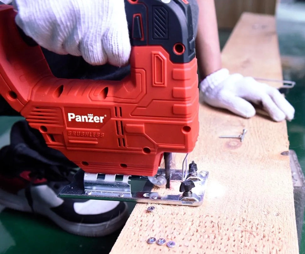 Fierastrau electric vertical, pendular, motor fara perii, Panzer, 18 V, fara acumulator, Li-ion