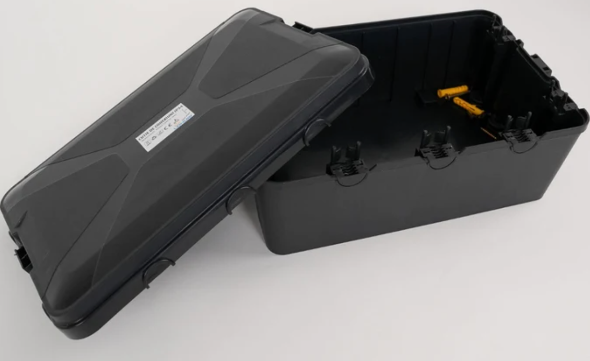 Cutie conexiuni, plastic dur, protectie la praf si stropi de apa, pentru prelungitoare, IP54, 32 x 21.5 x 13.2 cm