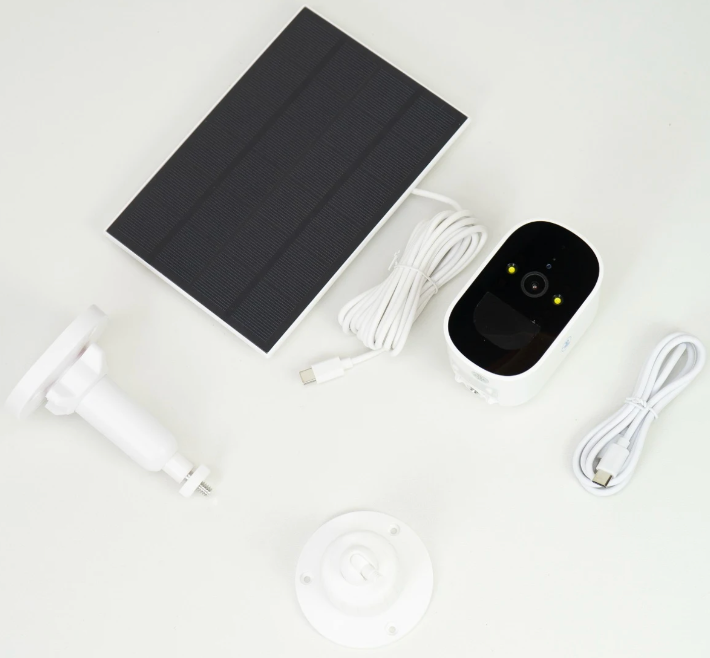 Camera de supraveghere smart, inteligenta, 4MP, panou solar 3W, acumulator 4000mAh, IP65, detectie miscare, microfon, difuzor, vizibilitate nocturna, audio bidirectional, exterior