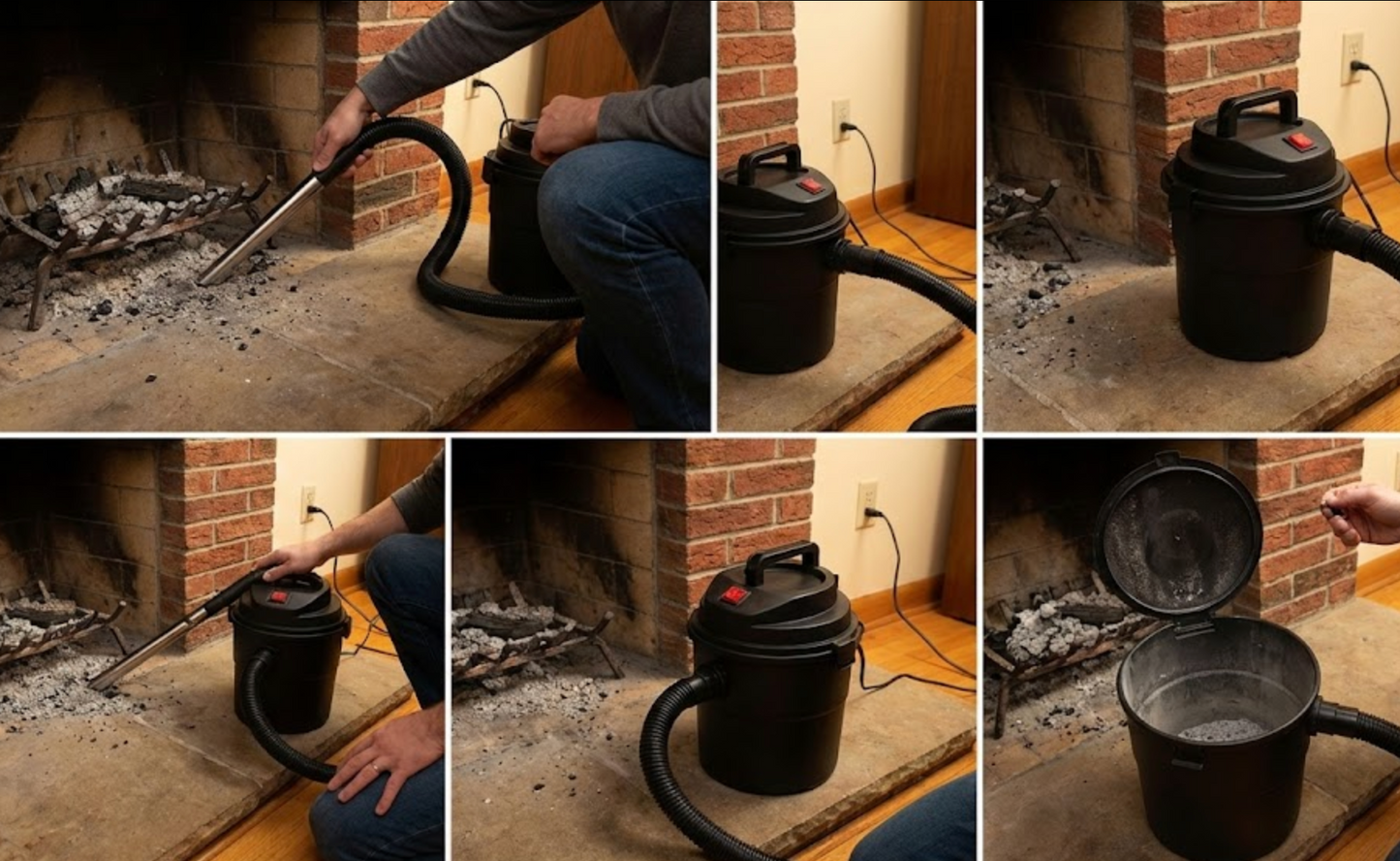 Aspirator cenusa, Paxton, 1200A, 12 l, 1200 W, filtru Hepa, 19kPa, functie de suflare, indicator nivel umplere