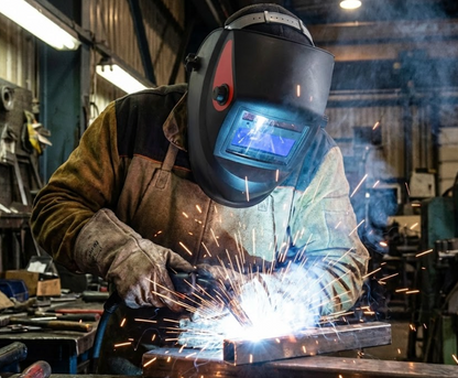 Masca sudura, automata, protectie fata, Utilizare MMA, TIG, MIG sau MAG, Comutare automata clar intunecat, Protectie fata si ochi filtru automat