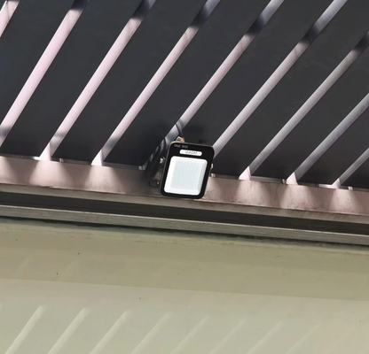 Proiector LED Hoff 50 W, 4250 lm, lumina rece 6500K, IP65, 205x183x26mm, negru