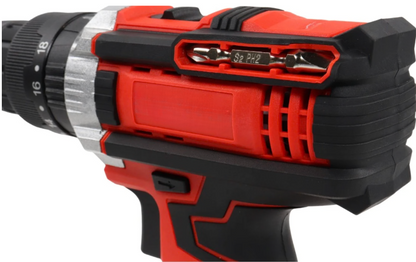 Masina de gaurit si insurubat, cu 2 acumulatori, 18 V, 2 Ah, 1450 rpm, mandrina rapida 10mm, cuplu 30Nm, cu valiza