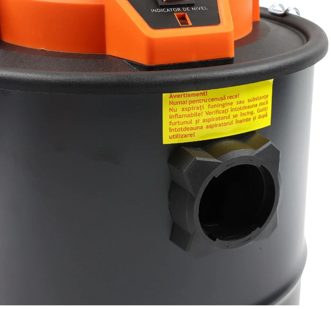 Aspirator cenusa, Paxton, 1200A, 12 l, 1200 W, filtru Hepa, 19kPa, functie de suflare, indicator nivel umplere