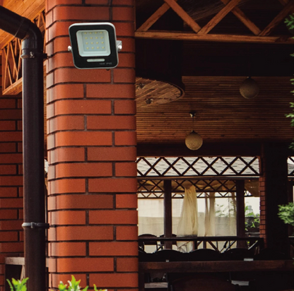 Proiector LED, Hoff, 10W, 1000lm, lumina rece, 6500k, IP65, Fara senzor, exterior si interior, 230V