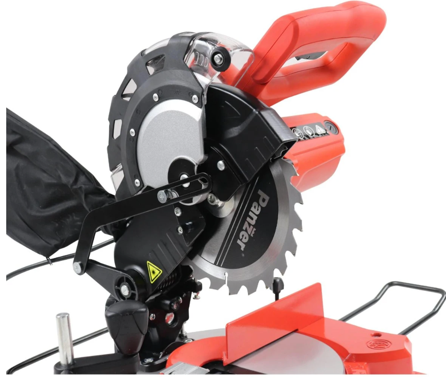 Fierastrau circular stationar, pentru lemn si aluminiu, Panzer, 1200 W, 5000 rpm, diametru lama 210mm, 230V
