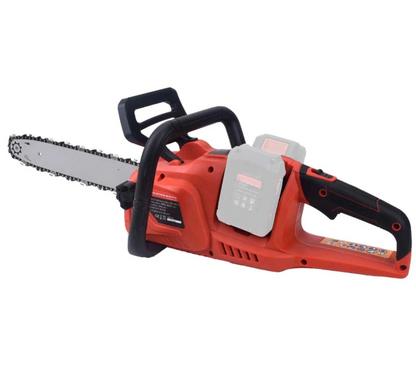 Fierastrau electric cu lant, motor fara perii, 8000rpm, lungime sina 35 cm, fara acumulator, 18 V, frana lant manual, lubrifiere lant automata, 3.62 kg