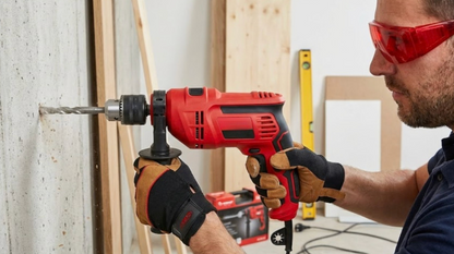 Masina de gaurit cu percutie, cu cablu, 710 W, 3000 rpm, mandrina cu cheie de la 1.5 pana la13 mm, gaurire beton 13mm, otel 8mm, lemn 25mm, 230V