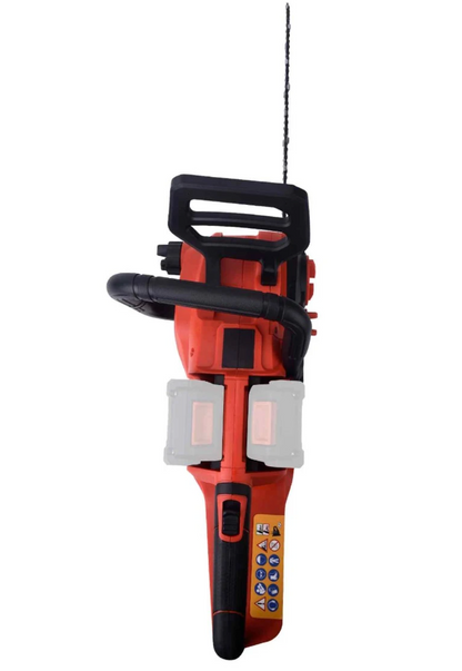 Fierastrau electric cu lant, motor fara perii, 8000rpm, lungime sina 35 cm, fara acumulator, 18 V, frana lant manual, lubrifiere lant automata, 3.62 kg