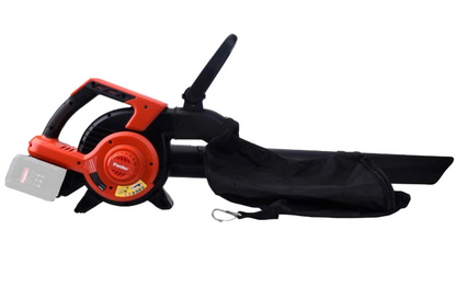 Suflanta si aspirator frunze, motor fara perii, viteza suflare 270 km/h, sac 45 l, 18 V 2 × baterii Li-Ion neincluse, 100db