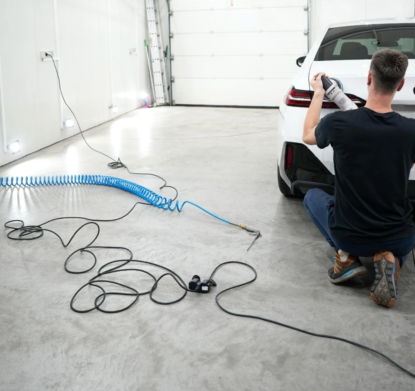 Prelungitor cu fisa si cupla dubla, 15 m, 3 x 1.5 mmp, IP44, negru, 16A, 230V, 3680W, negru