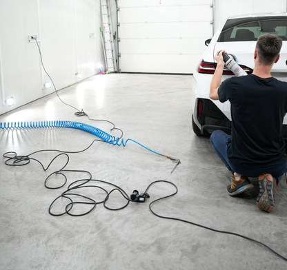 Prelungitor cu fisa si cupla dubla, 15 m, 3 x 1.5 mmp, IP44, negru, 16A, 230V, 3680W, negru