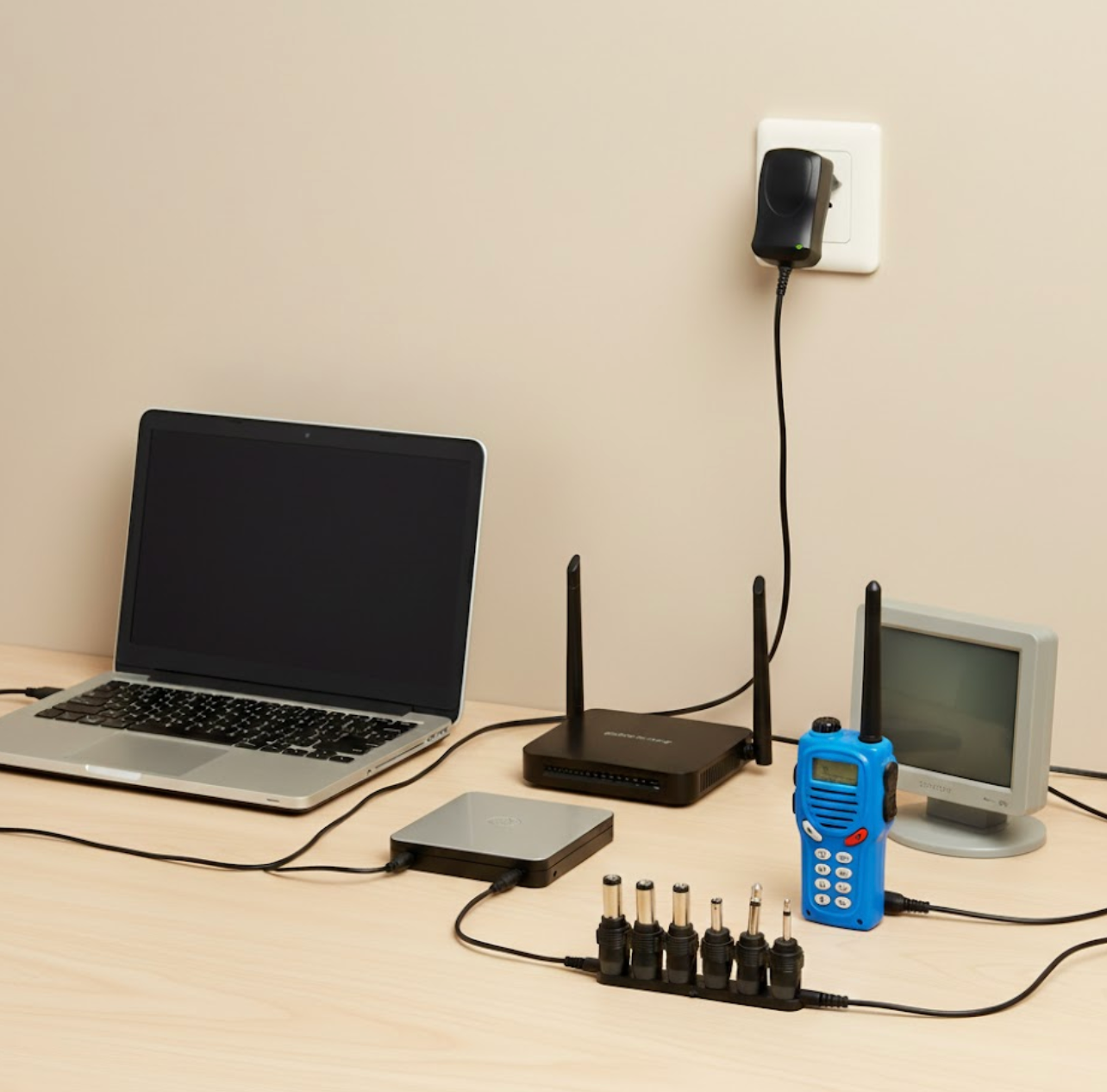 Alimentator universal, de la 600 pana la 1000 mA, 230 V, 3V, 6V, 9V 12 V, 6 mufe, Transformatoror Stabiliza