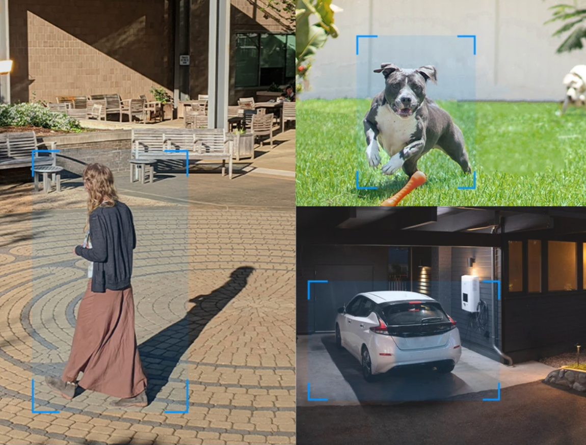 Camera de supraveghere smart, inteligenta, 4MP, 2K, microfon, difuzor, alb, exterior, 2560 × 1440, unghi 340°, microSD 512gb Max, 220V