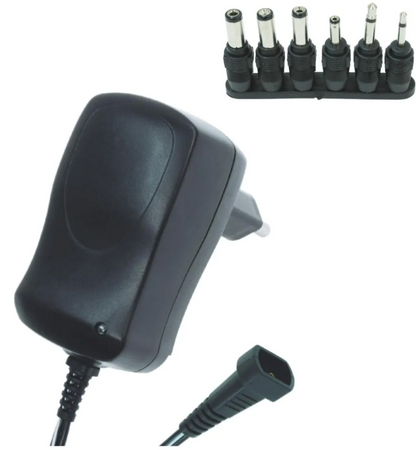 Alimentator universal, de la 600 pana la 1000 mA, 230 V, 3V, 6V, 9V 12 V, 6 mufe, Transformatoror Stabiliza