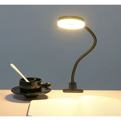 Veioză LED Hoff, cu clips, 6 W, 450 lm, lumina neutra 4000K, 45x12cm