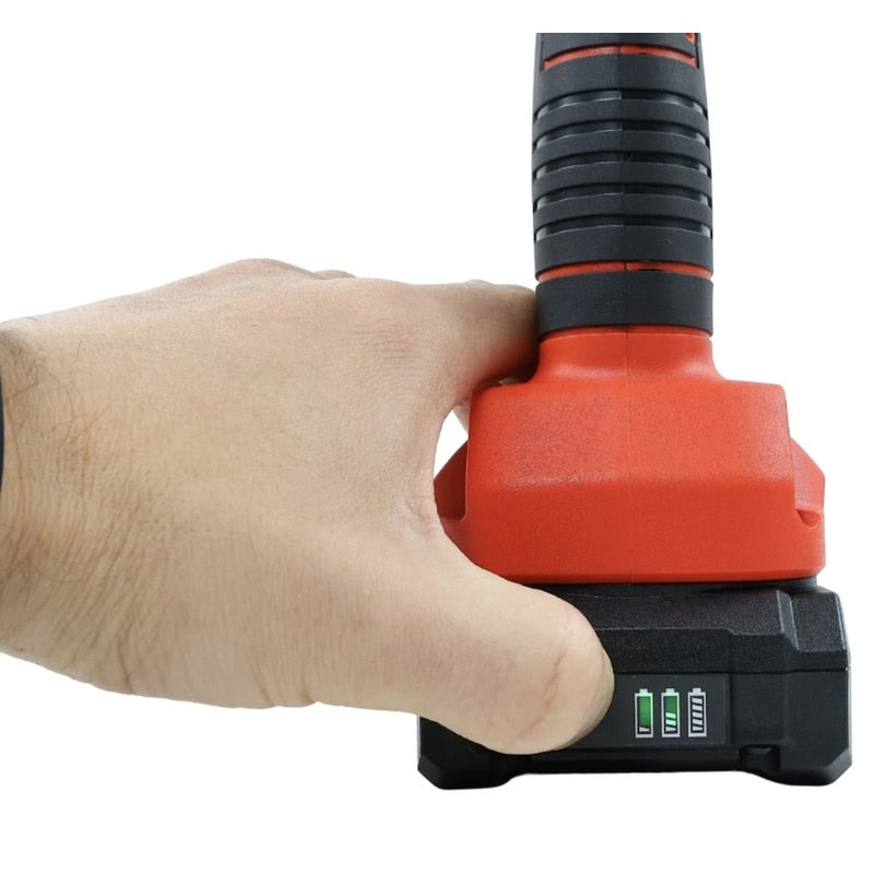 Masina de gaurit cu percutie, cu 1 acumulator 18 V, 2 Ah, Panzer, 1600 rpm, mandrina rapida, motor fara perii, cu valiza, 2 trepte de viteza, include 1 incarcator, 23 + 3 trepte ambreiaj