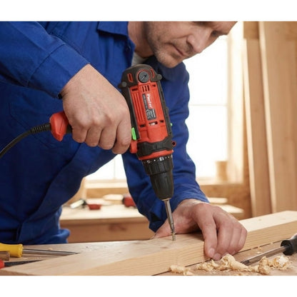 Masina de gaurit si insurubat, cu cablu, Panzer, 300 W, 1600 rpm, mandrina rapida, alimentare 230V, 40Nm cuplu max