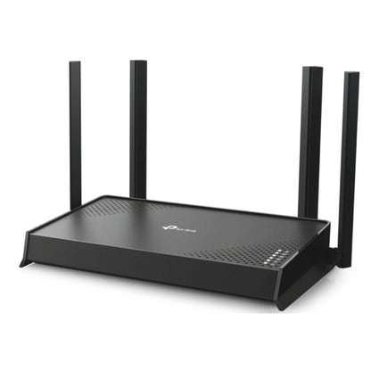 Router wireless TP-Link Archer, Wi-Fi 7, Dual-Band, 2.4 / 5 GHz, 688 + 2882 Mbps, 4 antene externe, negru, 0 ~ 40 grade functionare, Comutator on off, din plastic, sistem operare Android, iOS