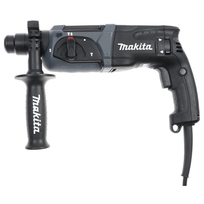 Ciocan rotopercutor Makita HR, 780 W, cu cablu, 1100 rpm, gaurire in beton, caramida, piatra naturala, SDS-plus, cu valiza, 5 burghie, maner lateral