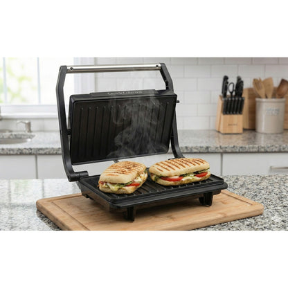 Mini Gratar electric Albatros 750w, mic, portabil, pentru sandwich maker, paine prajita, indicator LED, carcasa termoizolanta