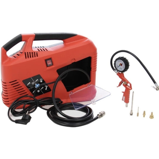 Compresor aer cu piston, fara ulei, portabil, 1.1 kW, 1.5 CP, 3550rpm, temperatura de la 0 la 40 grade, 8 bar, Panzer