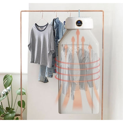 Uscator electric portabil si pliabil pentru haine NETERRA, ideal pentru uscarea rapida a rufelor in apartamente, garsoniere, camine, calatorii, Compact, usor de depozitat, uscare pe aer cald