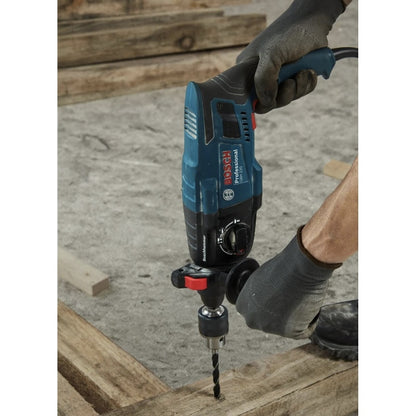Ciocan rotopercutor Bosch Professional, 720 W, 2000 rpm, SDS-plus, cu valiza inclusa, otel, lemn beton, 4800 turatie nominala, 2J, gaurire cu sau fara percutie si daltuire, 4.15 m, 2.3 kg, 230V