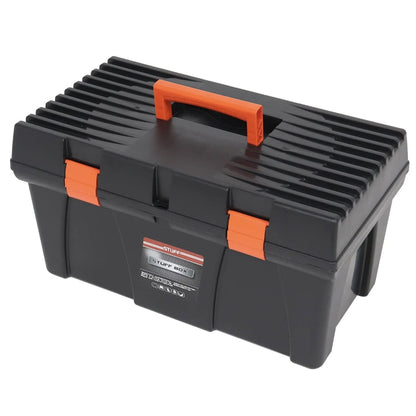 Cutie pentru scule, Patrol, din plastic, semiprofesional, sistem de inchidere din plastic rezistent, tavita detasabila pentru: cuie, dibluri, suruburi, transport usor, 580 x 285 x 295 mm